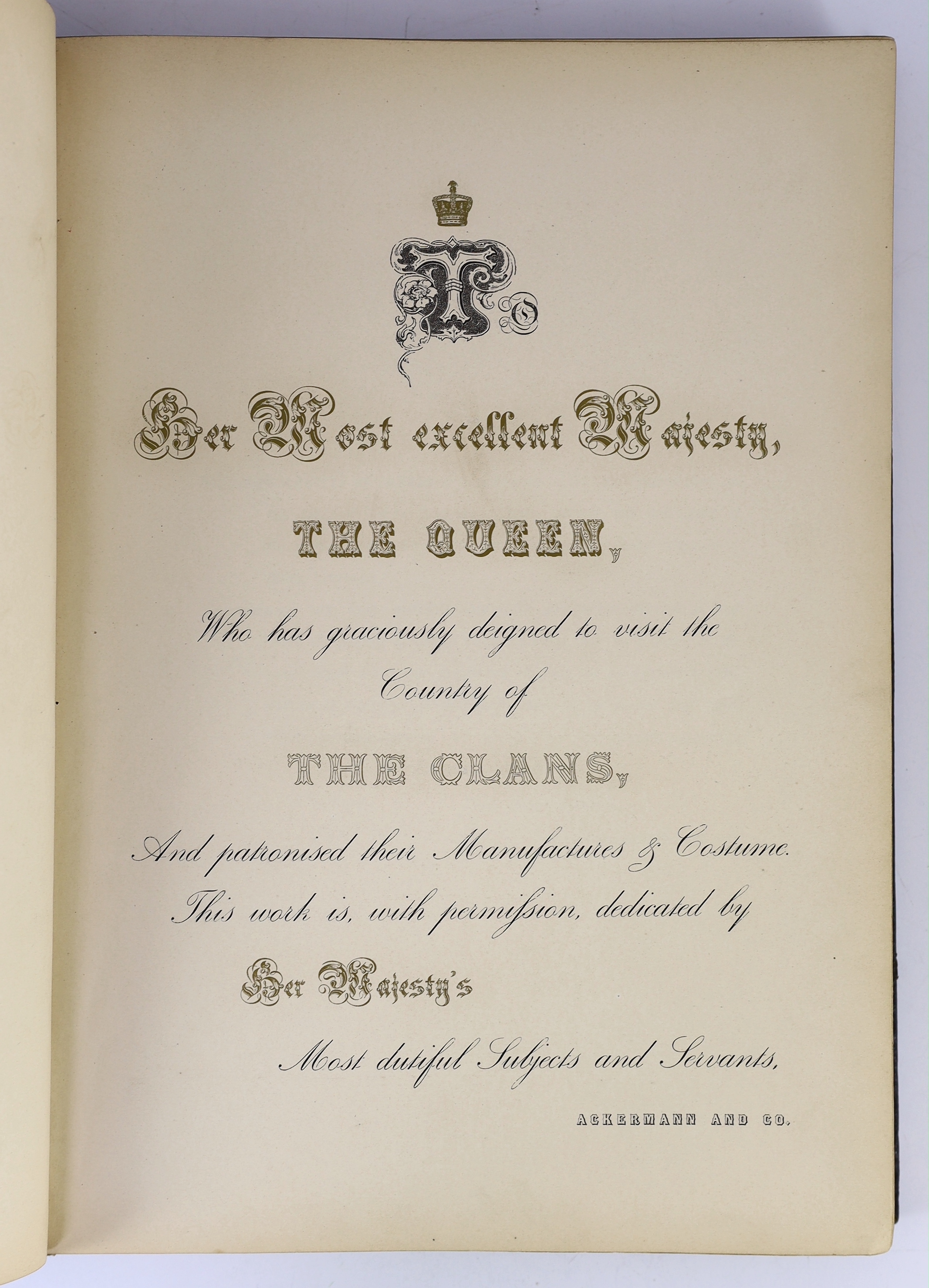 Logan, James (1794-1872) - The Clans of the Scottish Highlands, illustrated by appropriate figures displaying their Dress, Tartans, Arms, Armorial Insignia, and Social Occupations, 2 vols